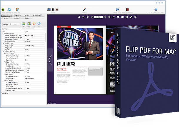Flip PDF for Mac Screenshot